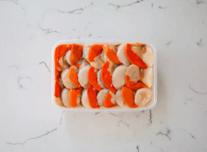 Fresh Chilled Scallops in Plastic Box 500g (Size M)