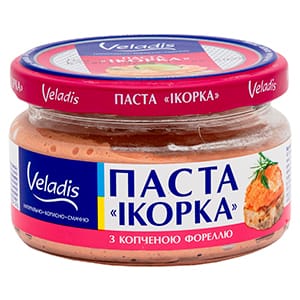 Veladis Caviar Paste, Capelin and Smoked Trout (160g)