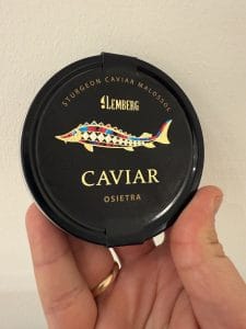 Osetra Black Caviar (100g) best before 27.11.2025