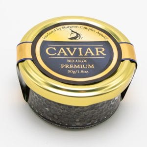 Premium Caviar of Beluga (000) – 50g/1.8oz Glass