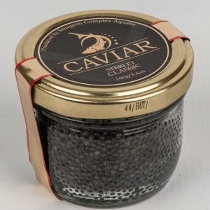 Classic Caviar of Sterlet – 100g/3.6oz Glass