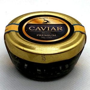 Premium Caviar of Beluga (000) – 28g/1.0oz Glass