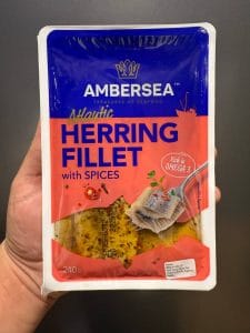 Ambersea Atlantic herring fillet with spices