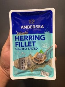 Ambersea Atlantic herring fillet, slightly salted